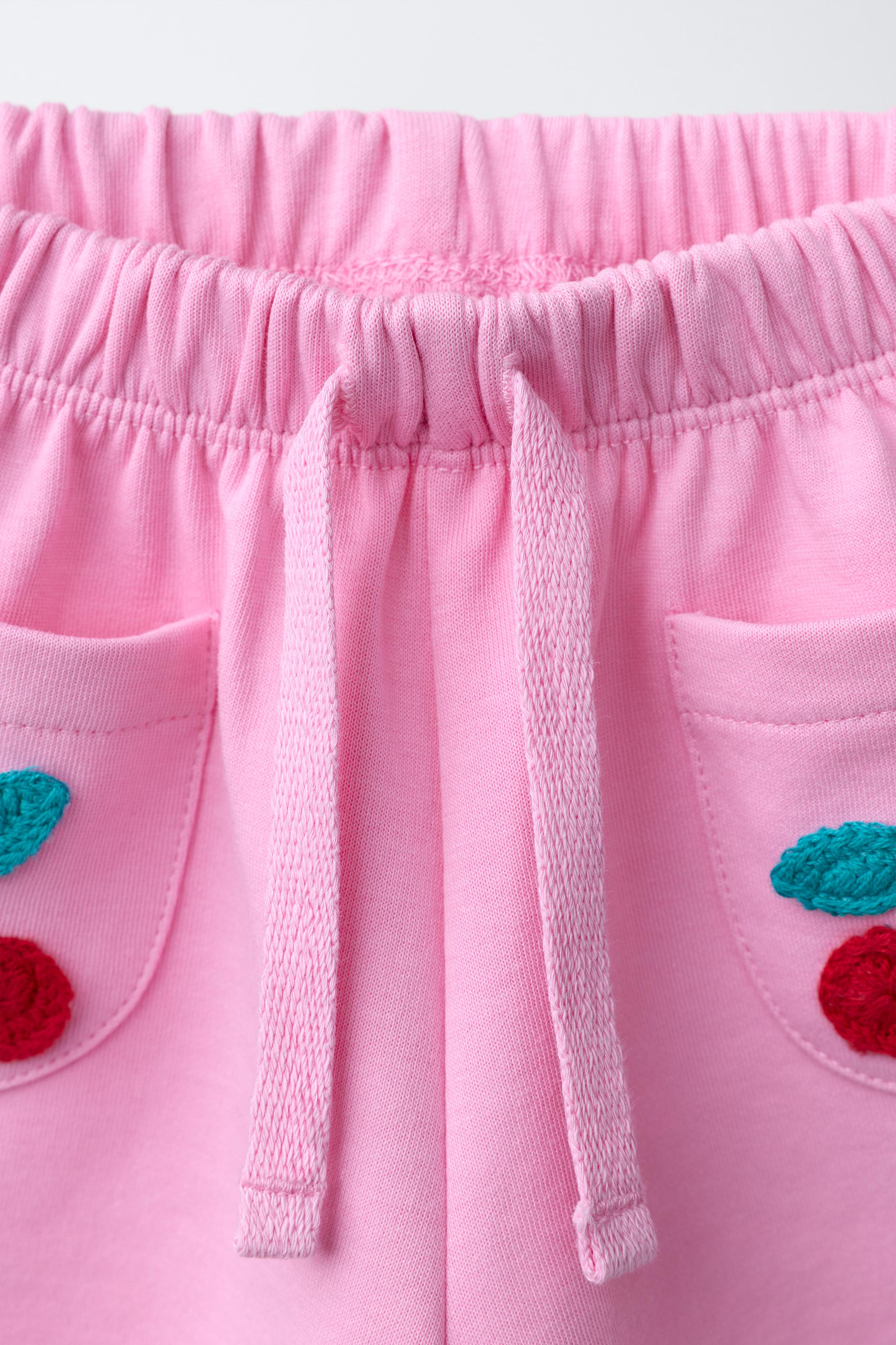 INTERLOCK FRUIT CROCHET SHORTS